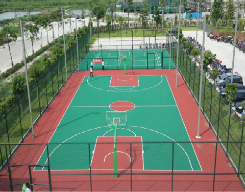 啟東市硅PU籃球場